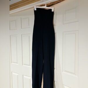 Wilfred Black Wide-Leg Jumpsuit with High Waist